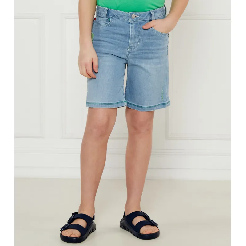 HUGO KIDS Jeansowe szorty | Regular Fit