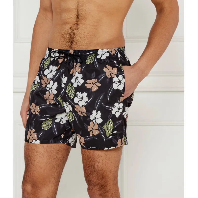 BOSS BLACK Szorty kąpielowe Piranha Regular Fit