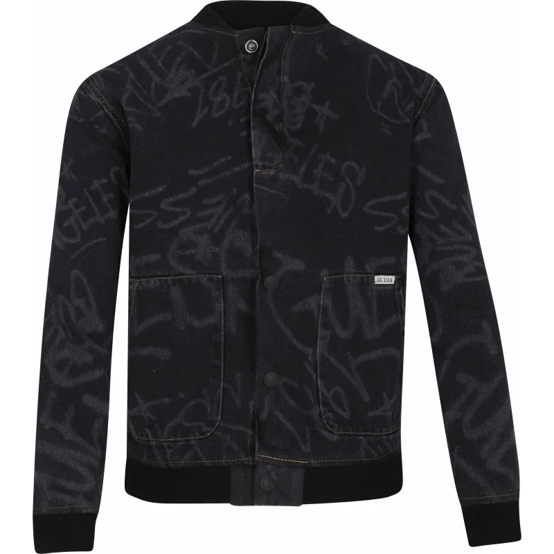 Guess Jeansowa kurtka bomber Regular Fit