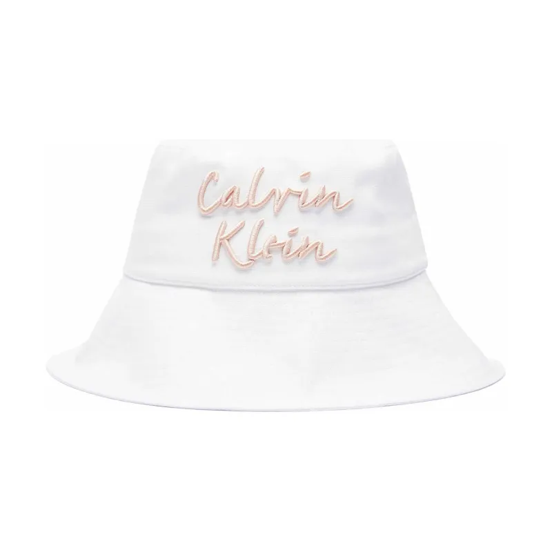 Calvin Klein Jeans Lniany kapelusz