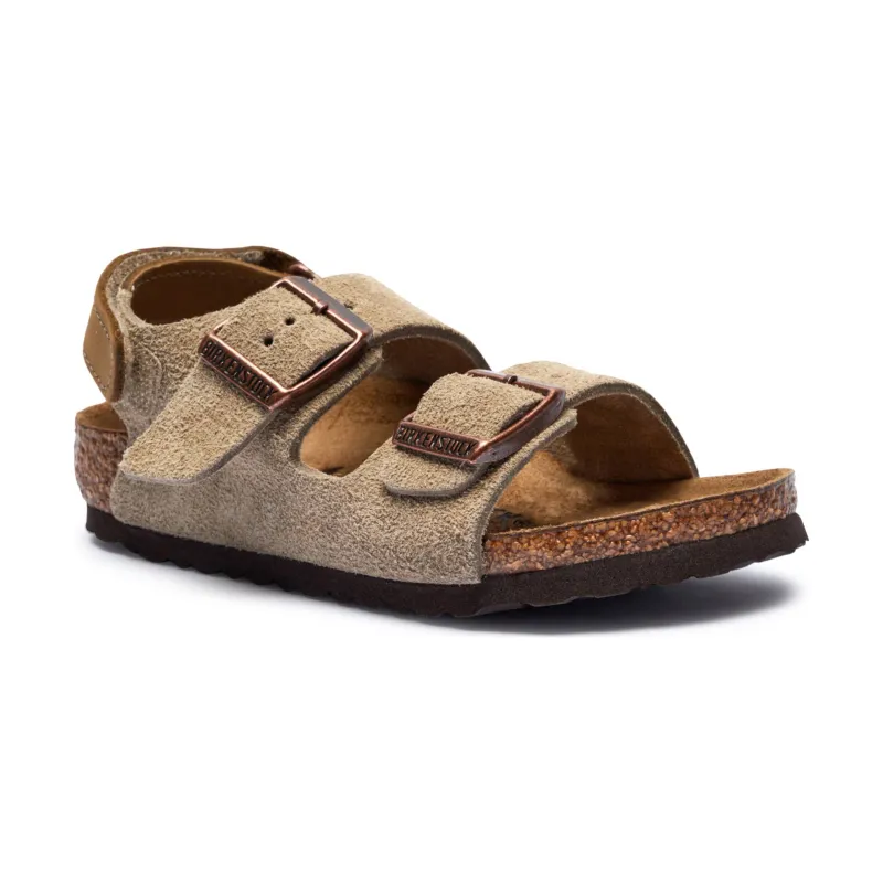 Birkenstock Skórzane sandały Milano Kids LEVE