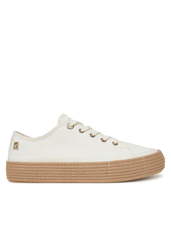 Tommy Hilfiger Espadryle Vulc Espadrille Sneaker FW0FW08404 Biały
