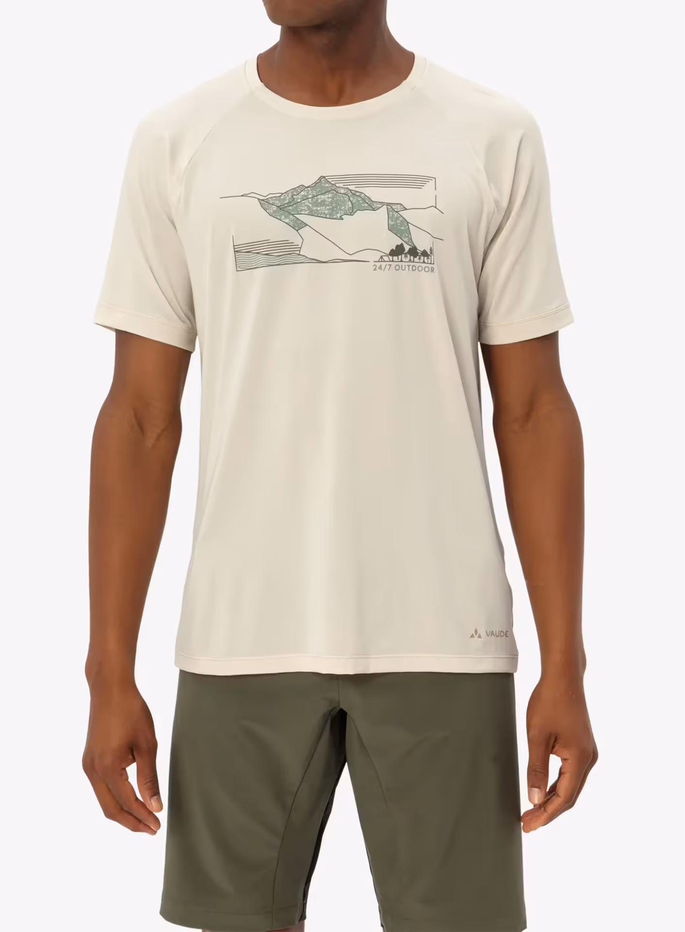 Koszulka Vaude Gleann T-Shirt II - ecru