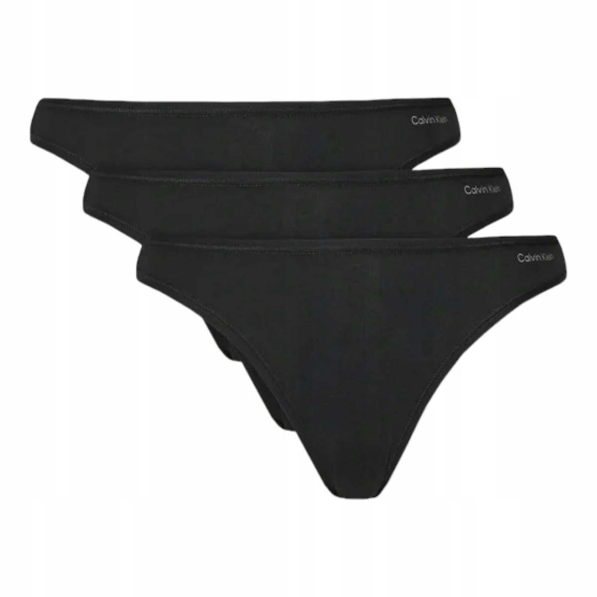 Calvin Klein Bikini Damskie Majtki Bikini 3Pk Czarne R.Xs