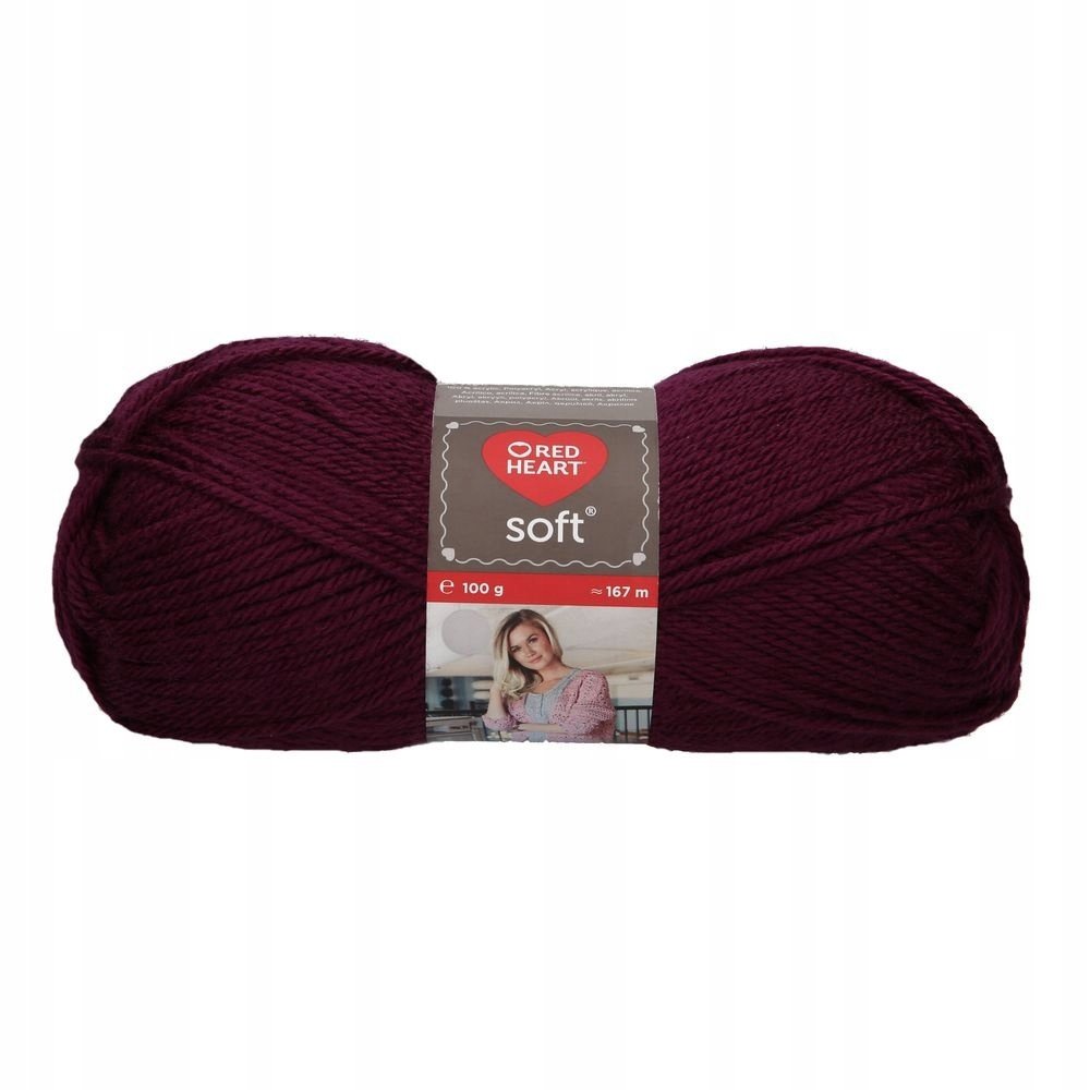 Włóczka Red Heart Soft śliwkowy 05