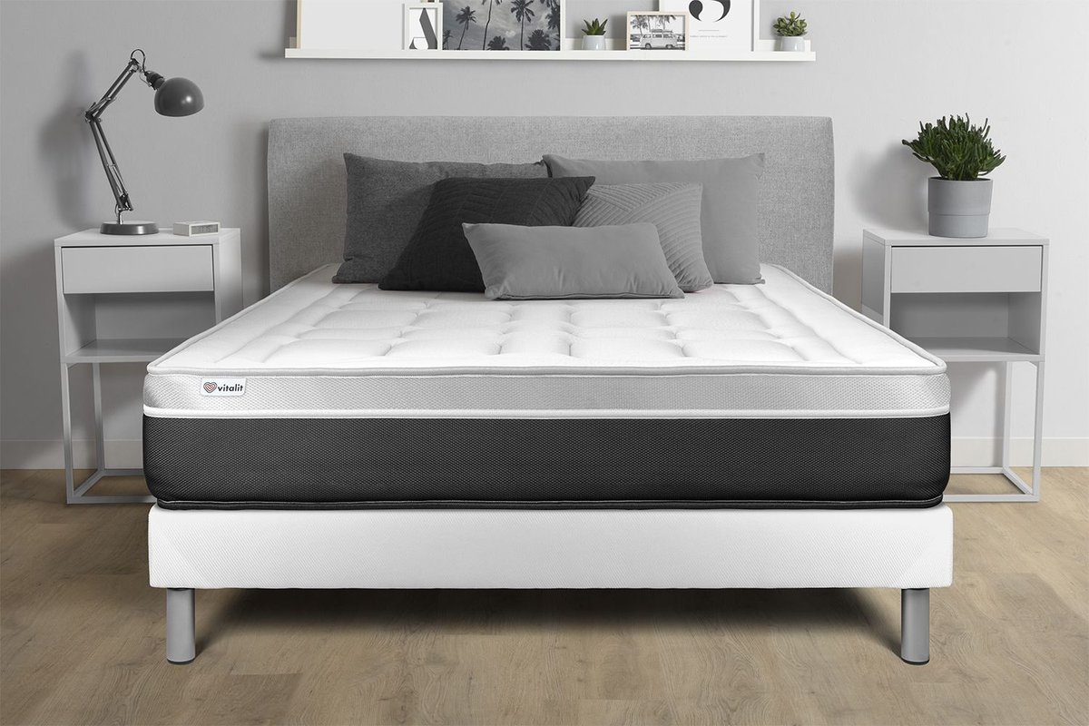 Materac Pianka poliuretanowa + Pianka termoelastyczna visco 180 x 200 VITAL SOFT 8
