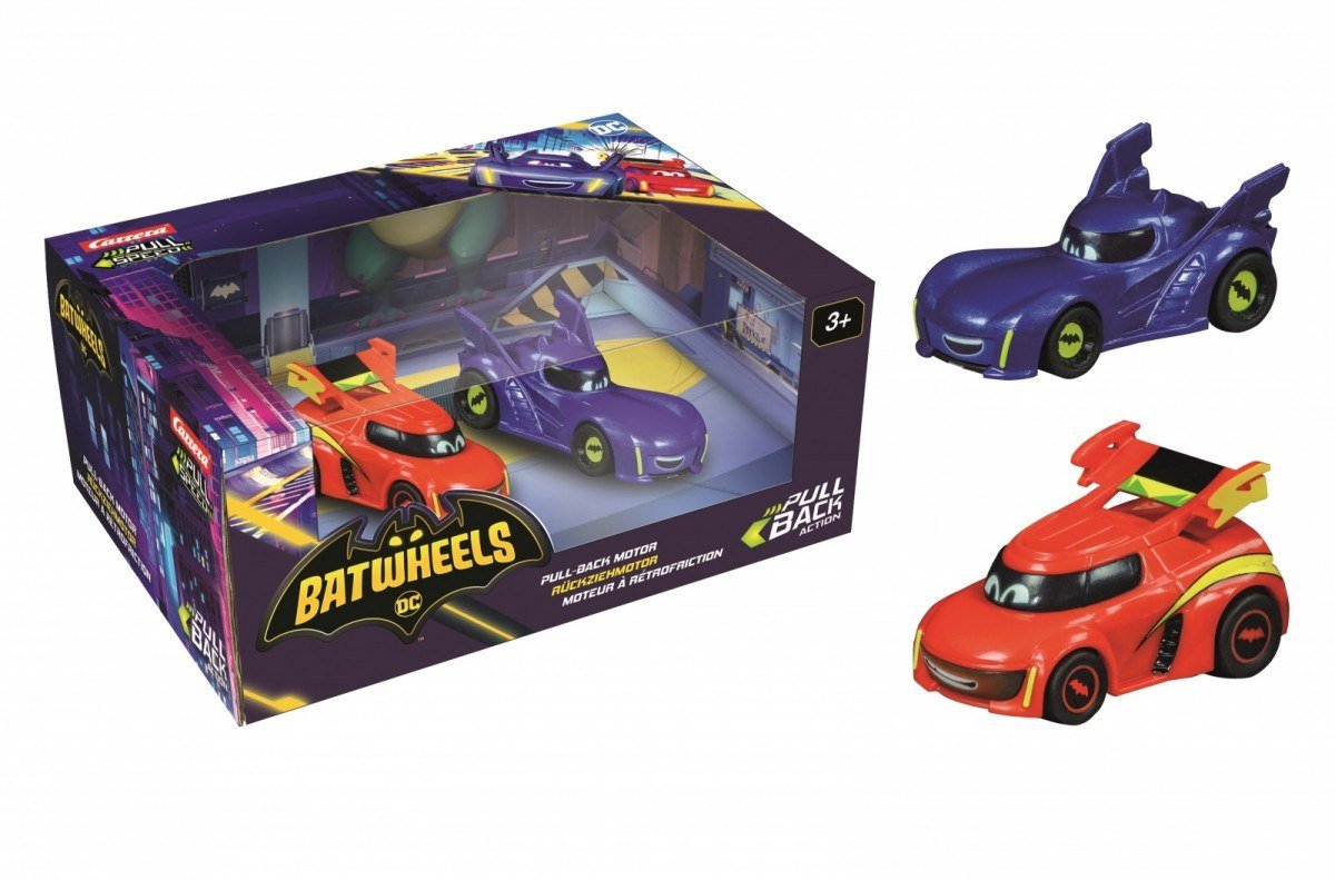 Pojazdy Pull & Speed Batwheels Carrera