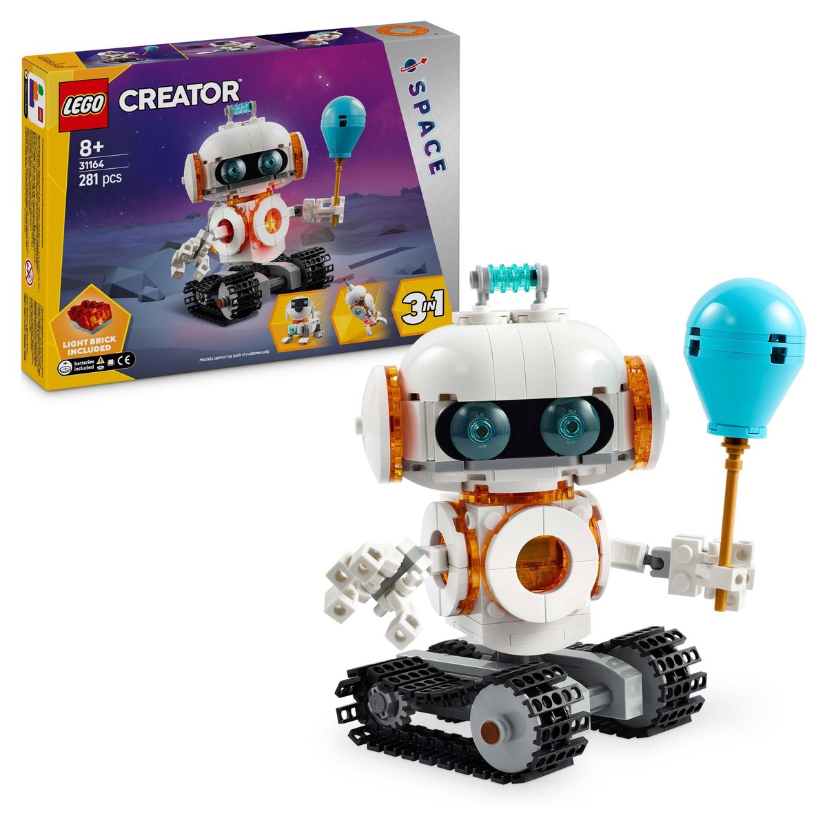 LEGO Creator 3 w 1 - Robot Pies Rakieta LEGO PREZENT DLA CHŁOPCA