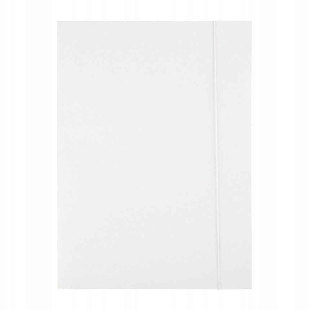 TECZKA D.RECT KARTONOWA Z GUMKĄ 300g BIAŁA 1szt.