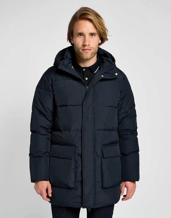Męska kurtka zimowa Lee LONG PUFFER JACKET S