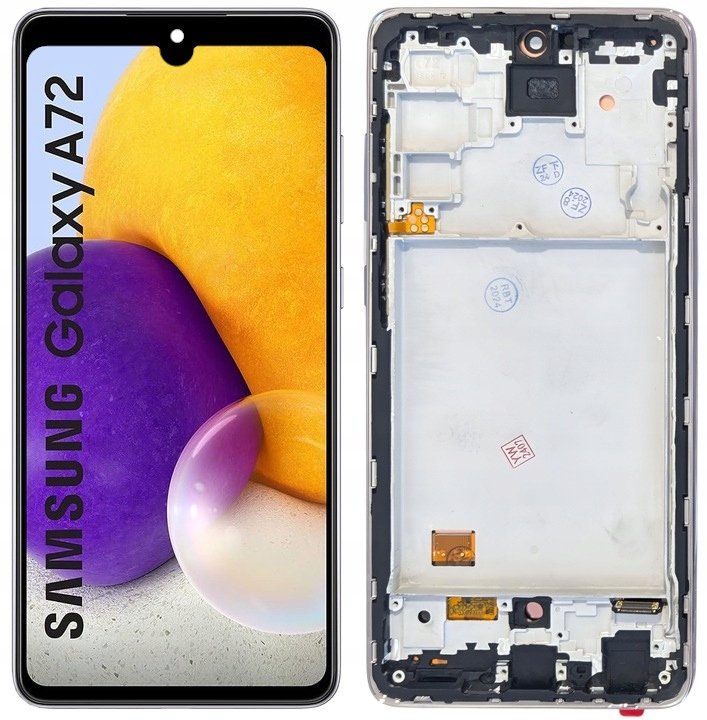 WYŚWIETLACZ LCD DO SAMSUNG GALAXY A72 OLED RAMKA CZARNY SM-A725F SM-A725M