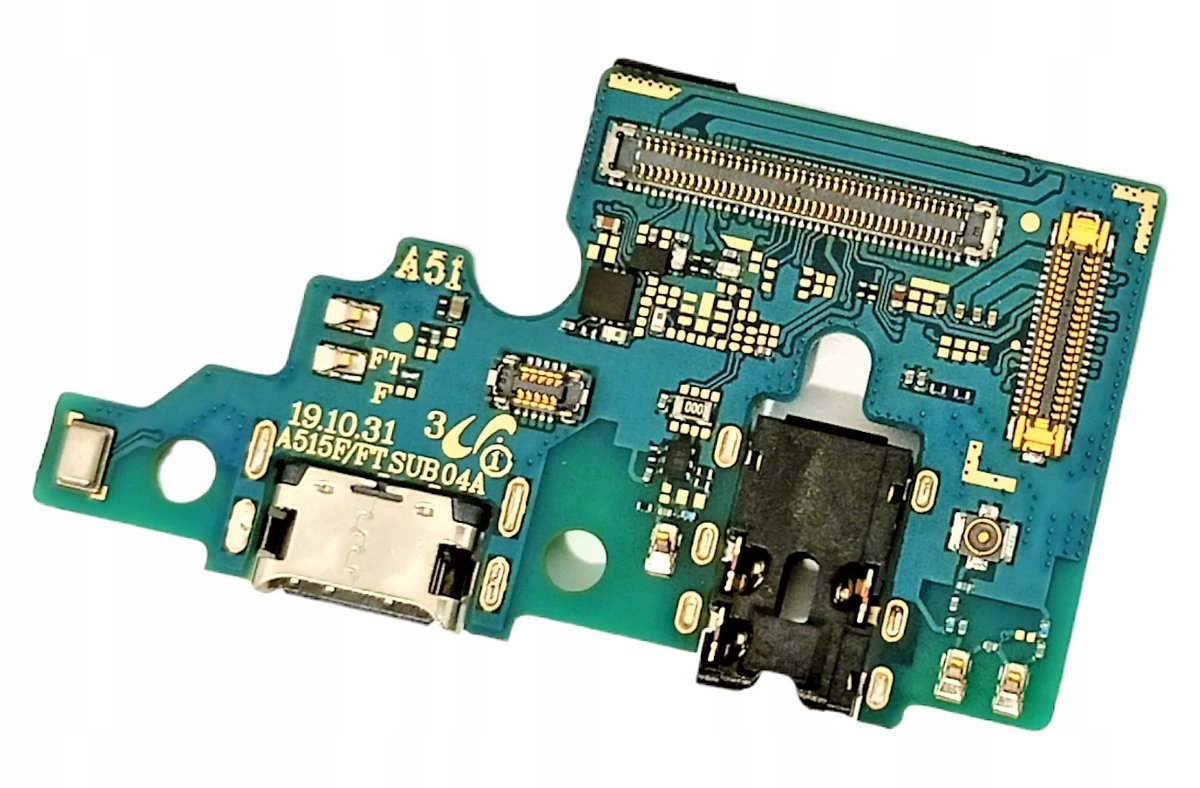 ORYGINAŁ PŁYTKA GNIAZDO ŁADOWANIA USB DO SAMSUNG A51
