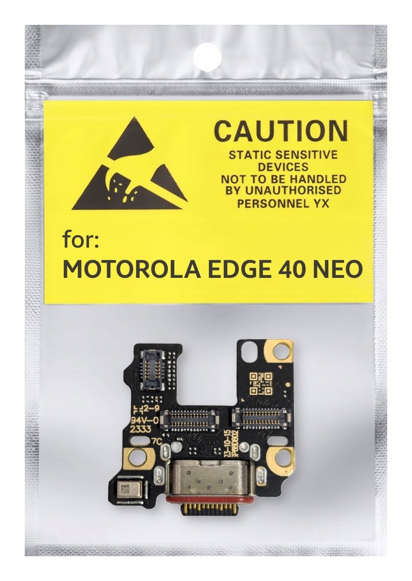 ORYGINAŁ OEM PŁYTKA GNIAZDO ŁADOWANIA USB DO MOTOROLA EDGE 40 NEO XT2307-1