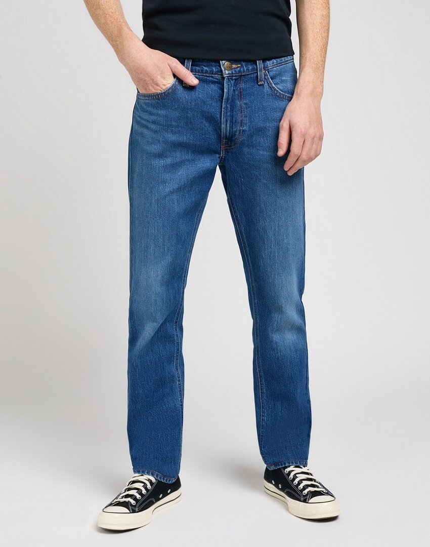 Męskie spodnie jeansowe proste Lee DAREN ZIP FLY W34 L30