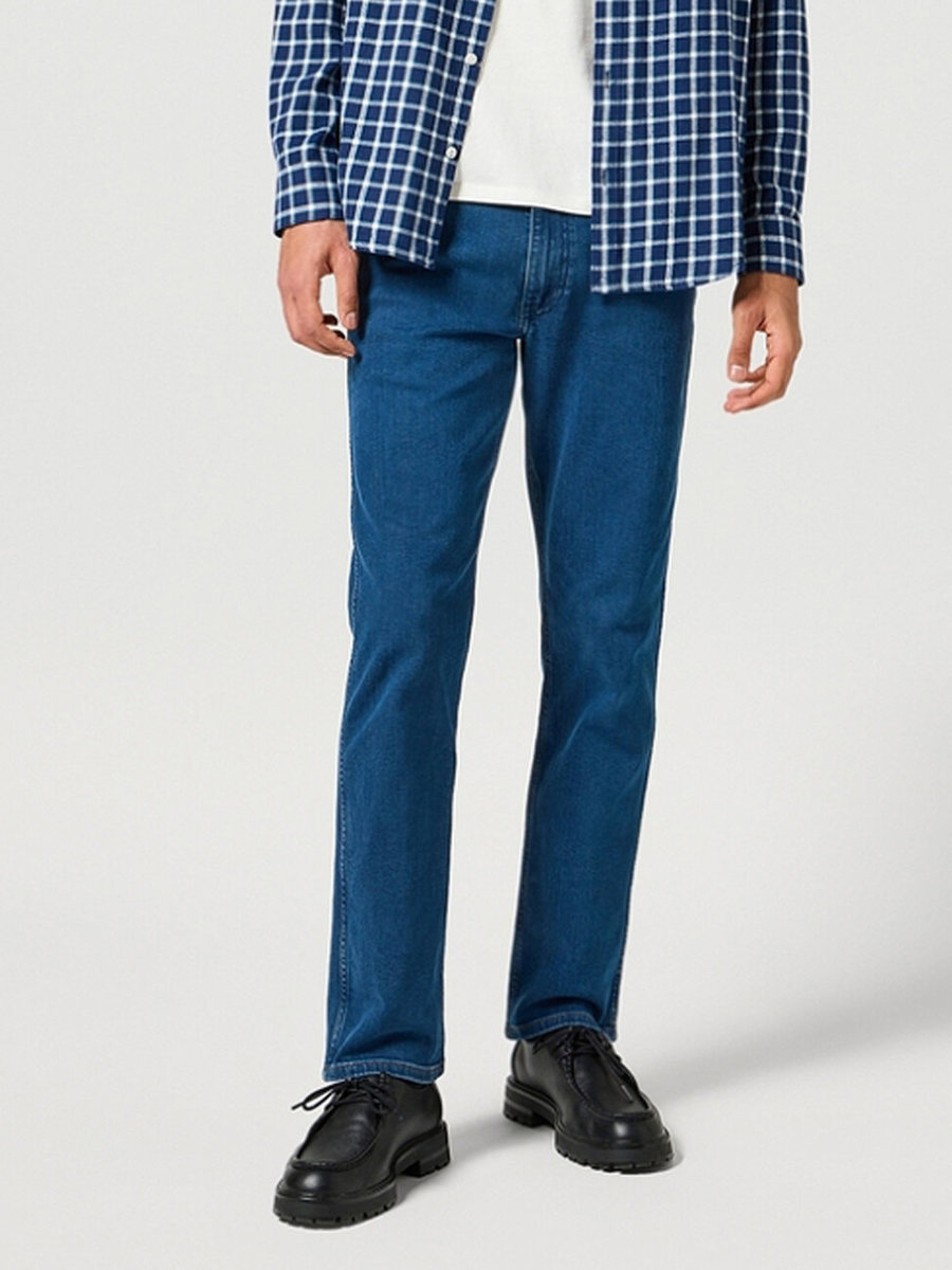 Męskie spodnie jeansowe proste Wrangler GREENSBORO W33 L34