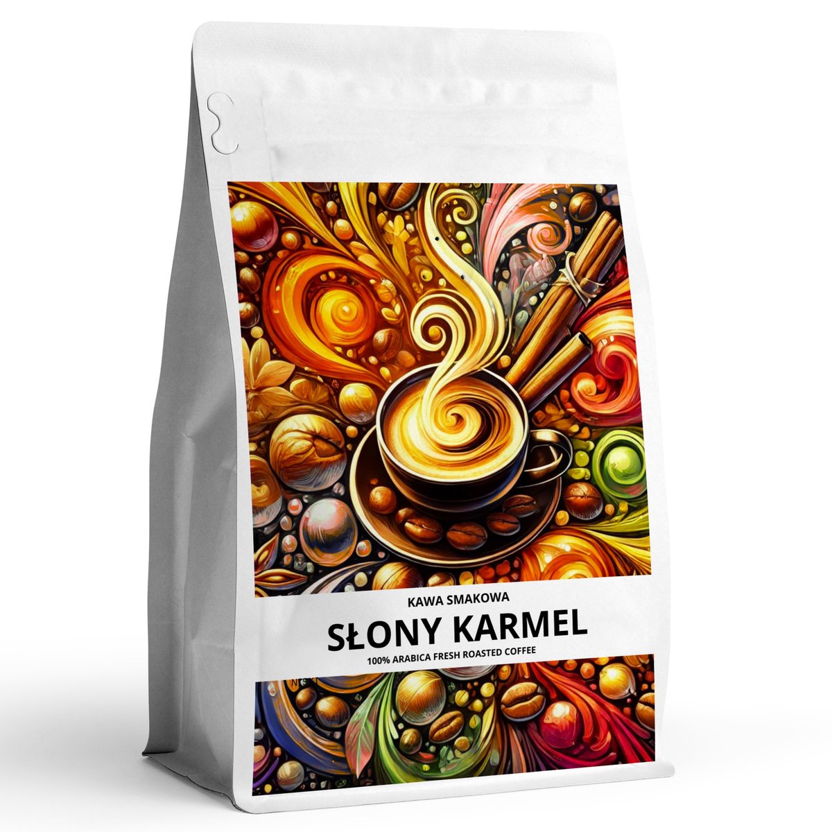 Kawa smakowa mielona SŁONY KARMEL 100 % arabica / MARGRE CAFFEE sp. z o.o.