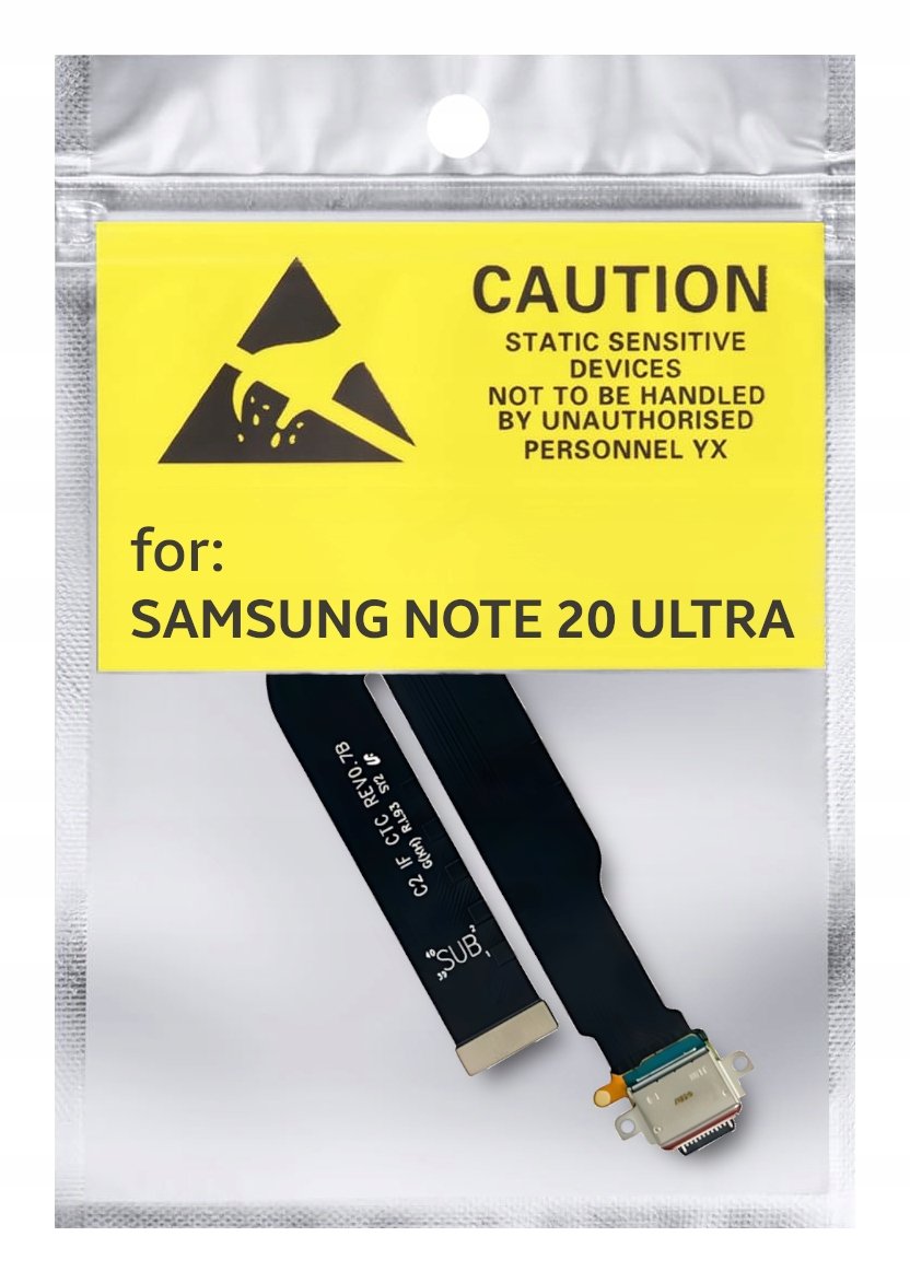 ORYGINAŁ TAŚMA ZŁĄCZE GNIAZDO ŁADOWANIA USB DO SAMSUNG NOTE 20 ULTRA