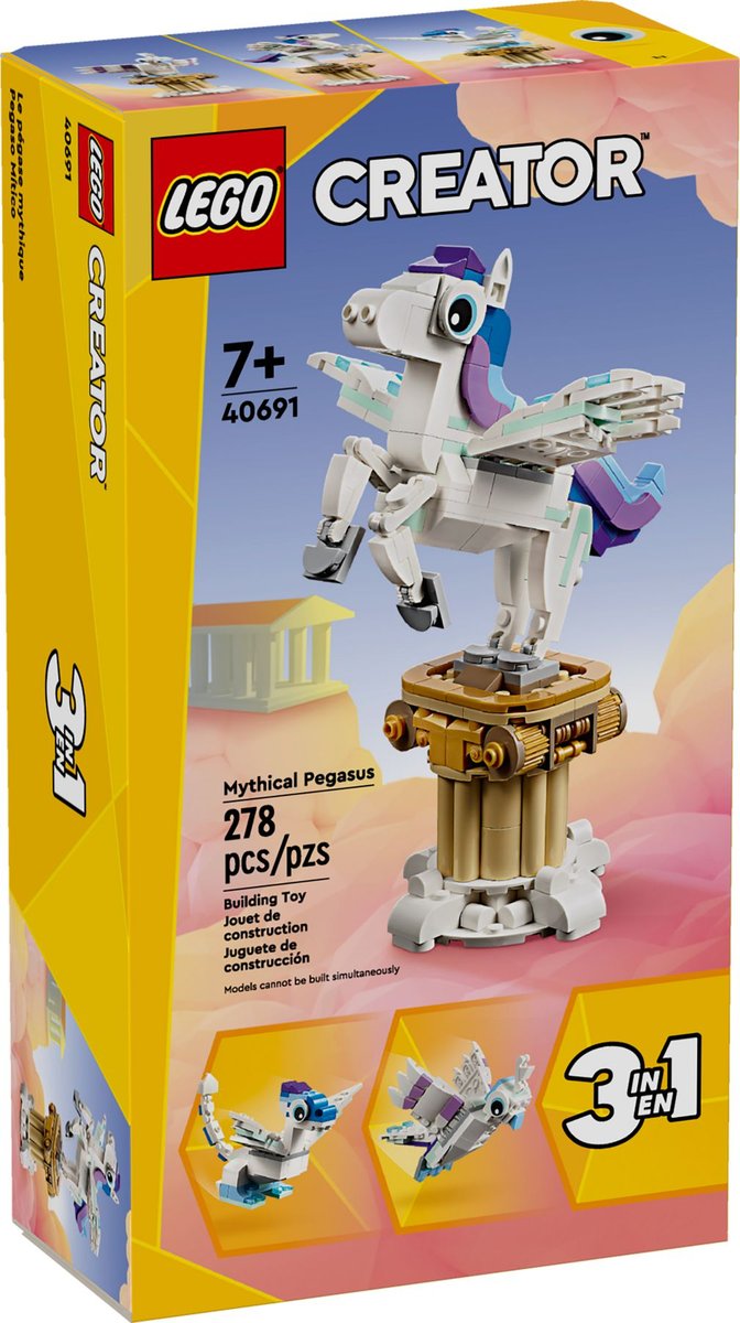 LEGO 40691 Creator 3w1 Mityczny pegaz