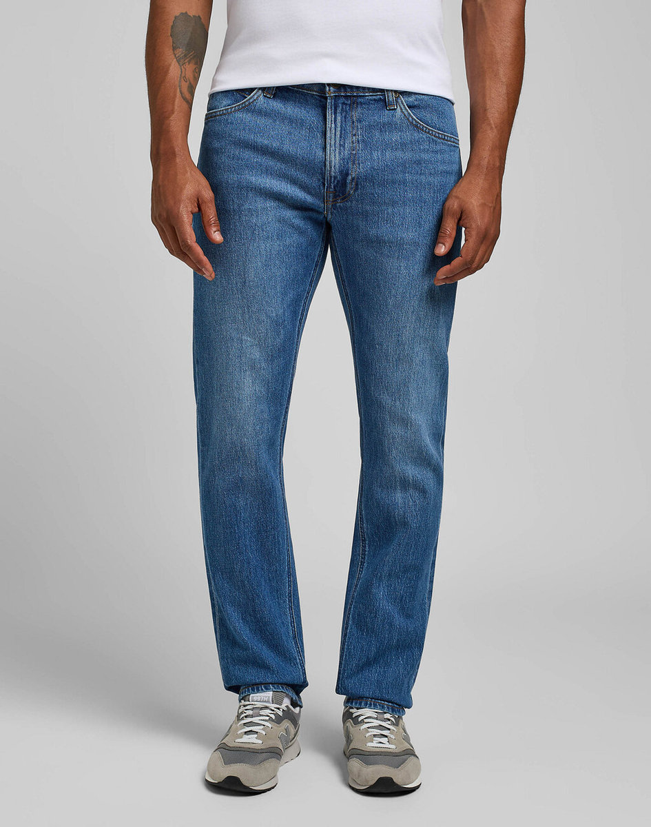 Męskie spodnie jeansowe proste Lee DAREN ZIP FLY W36 L34