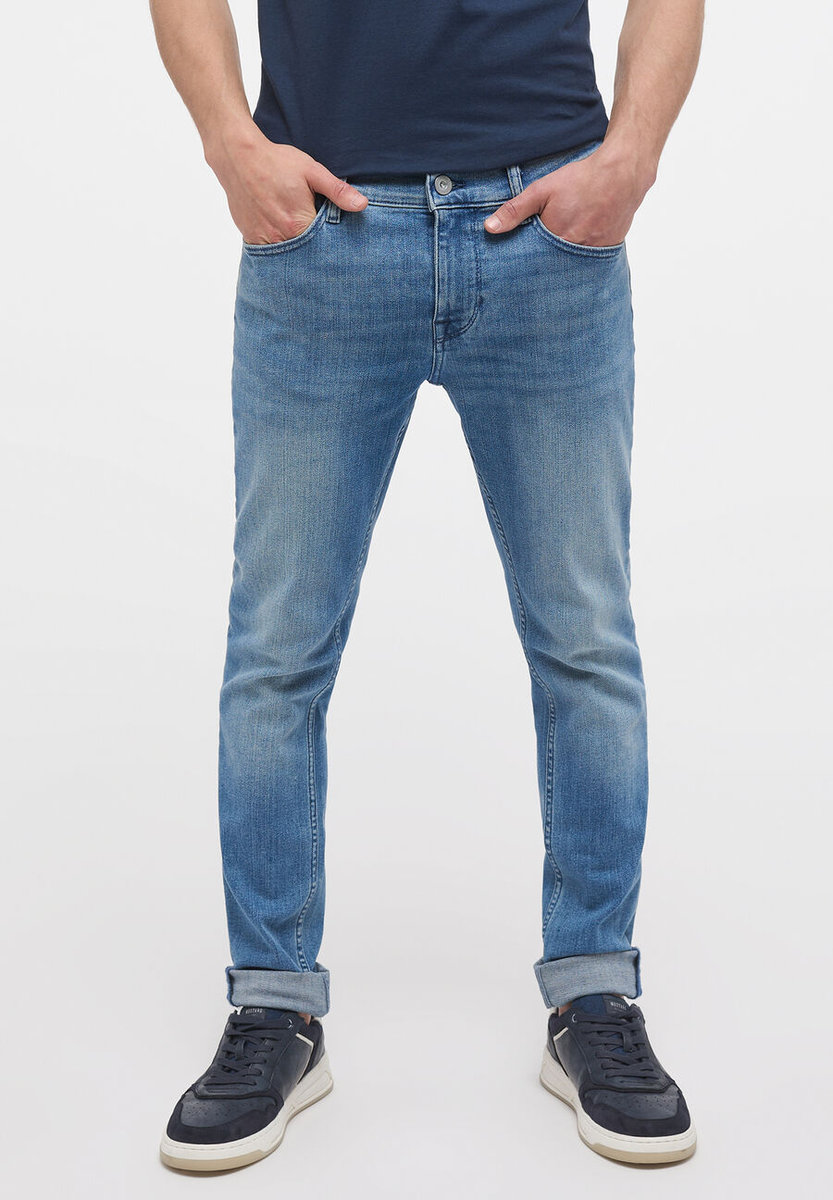 Męskie spodnie jeansowe rurki Mustang ATLANTA SUPER SKINNY W34 L34