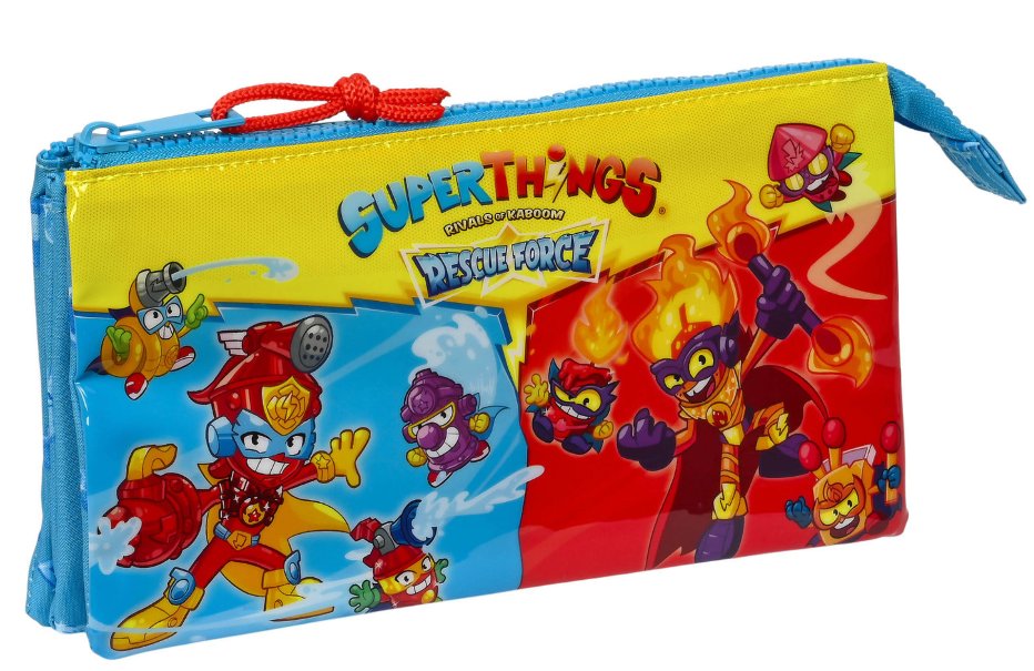 Piórnik saszetka 3 komory SUPER ZINGS THINGS