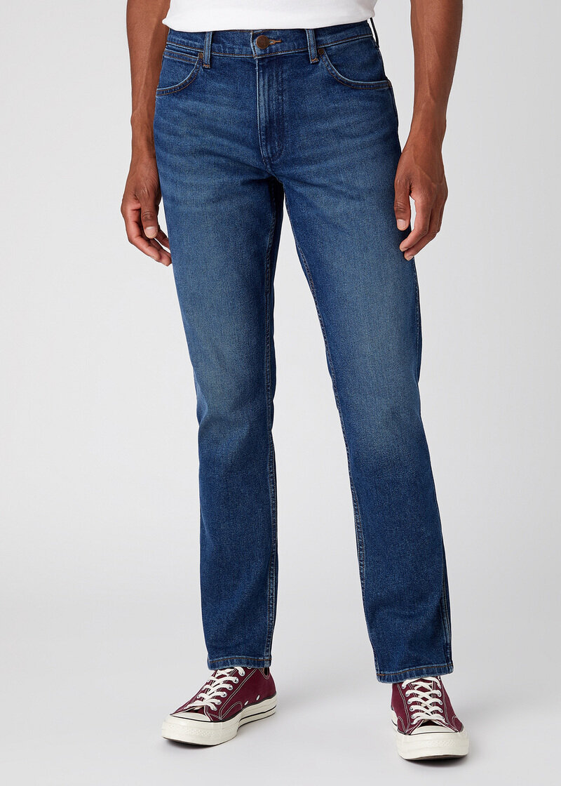 Męskie spodnie jeansowe proste Wrangler GREENSBORO W44 L32