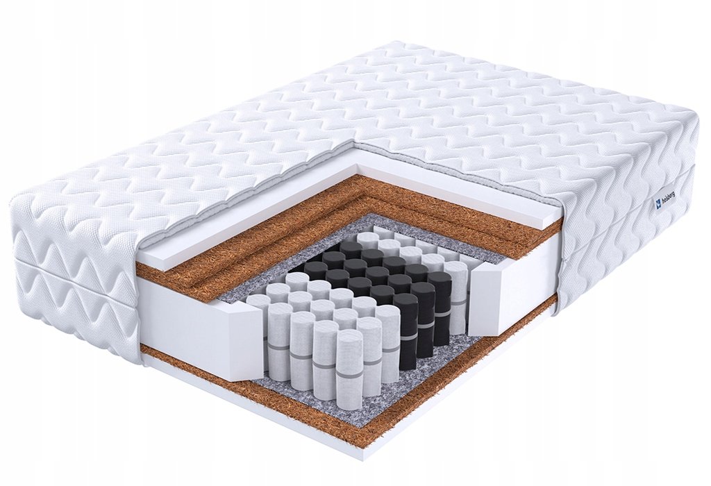 MATERAC 200x200 BIS pocket stref SUPER TWARDY 3X KOKOS H4/H5 23 cm HEISBERG