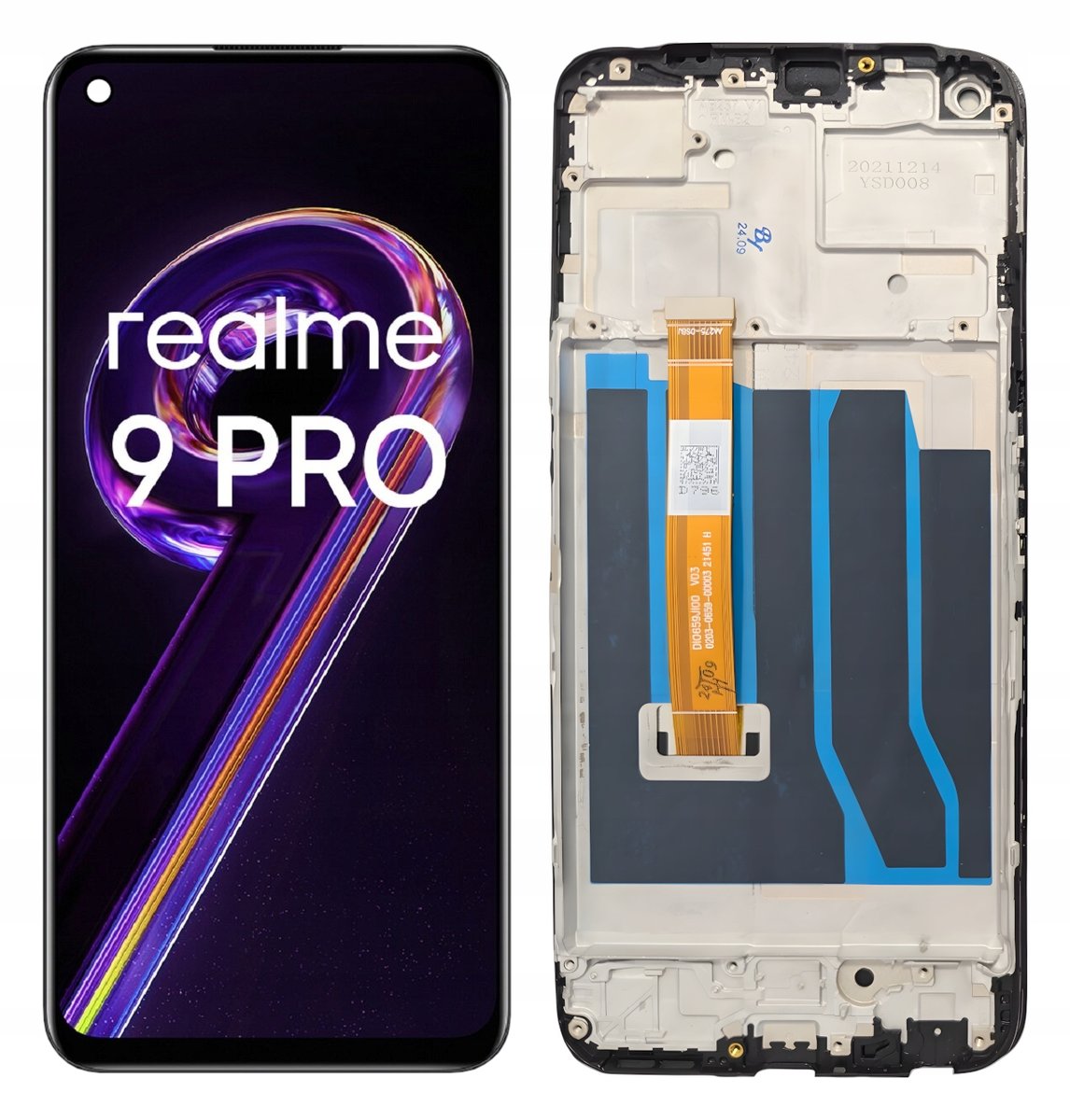 WYŚWIETLACZ EKRAN LCD DO REALME 9 PRO RAMKA