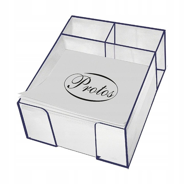 Pojemnik na karteczki białe nieklejone kostka 5cm