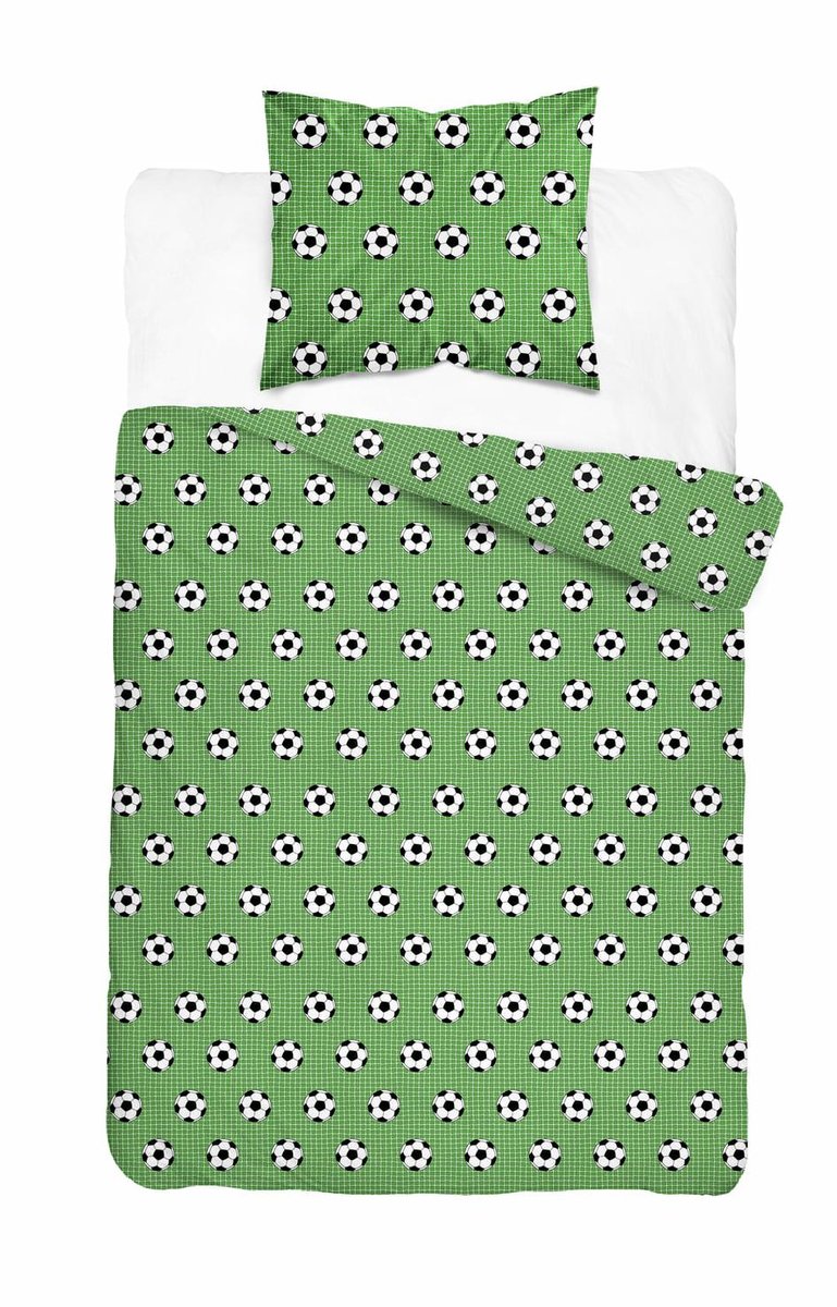 Pościel bawełniana 160x200 Pilka drobny wzory z jedną poszewką 70x80