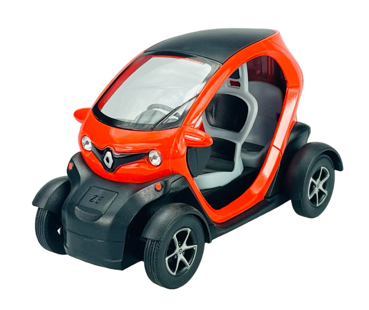 KINSMART RENAULT TWIZY POMARAŃCZOWY 1:18 BEZ PUDEŁKA KT5111