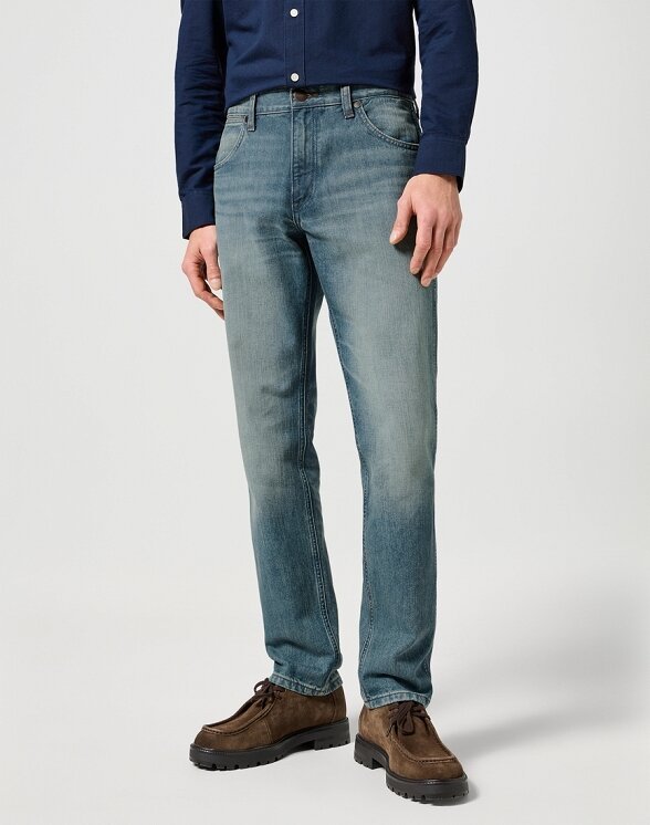 Męskie spodnie jeansowe proste Wrangler GREENSBORO W40 L34