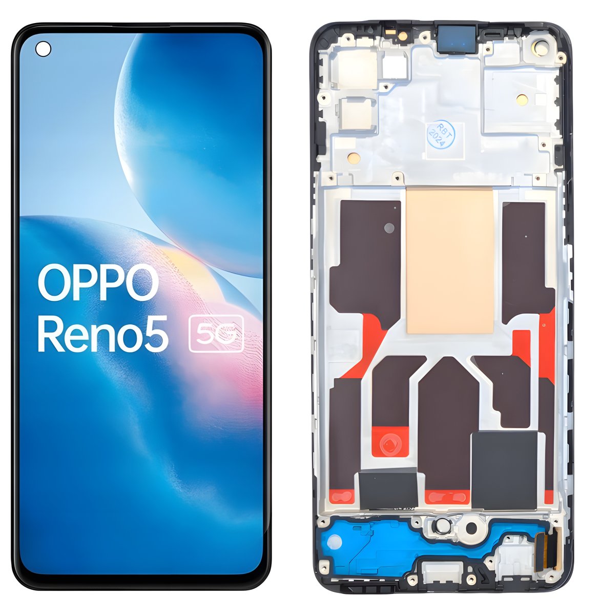 WYŚWIETLACZ EKRAN LCD DO OPPO RENO5 5G INCELL RAMKA PEGM00 PEGT00 CPH2145