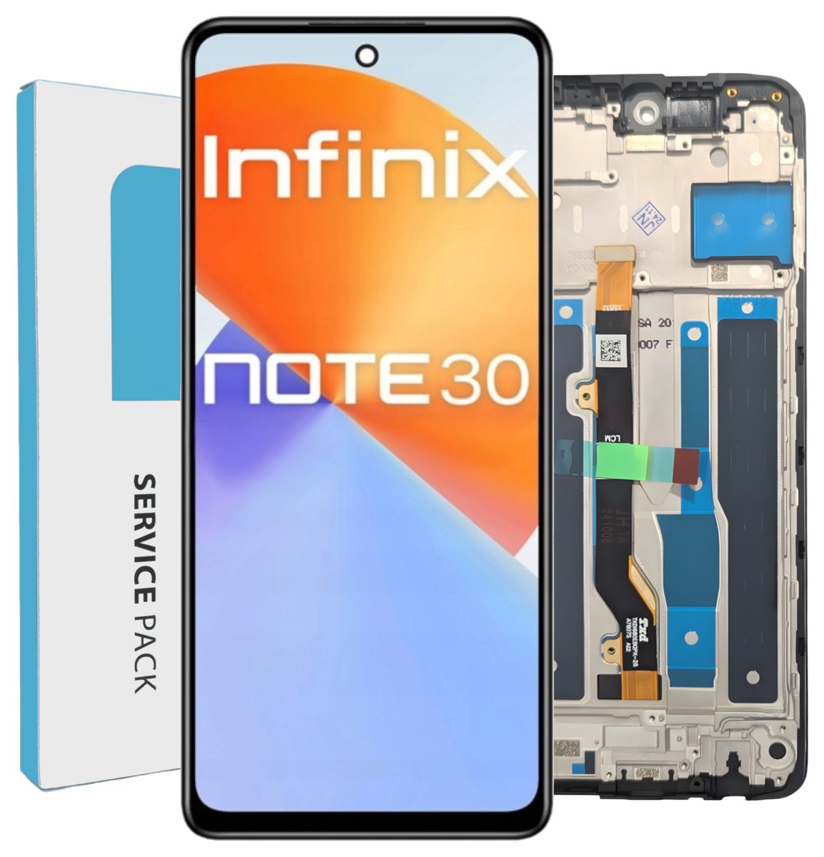 ORYGINAŁ WYŚWIETLACZ EKRAN LCD DO INFINIX NOTE 30 4G RAMKA