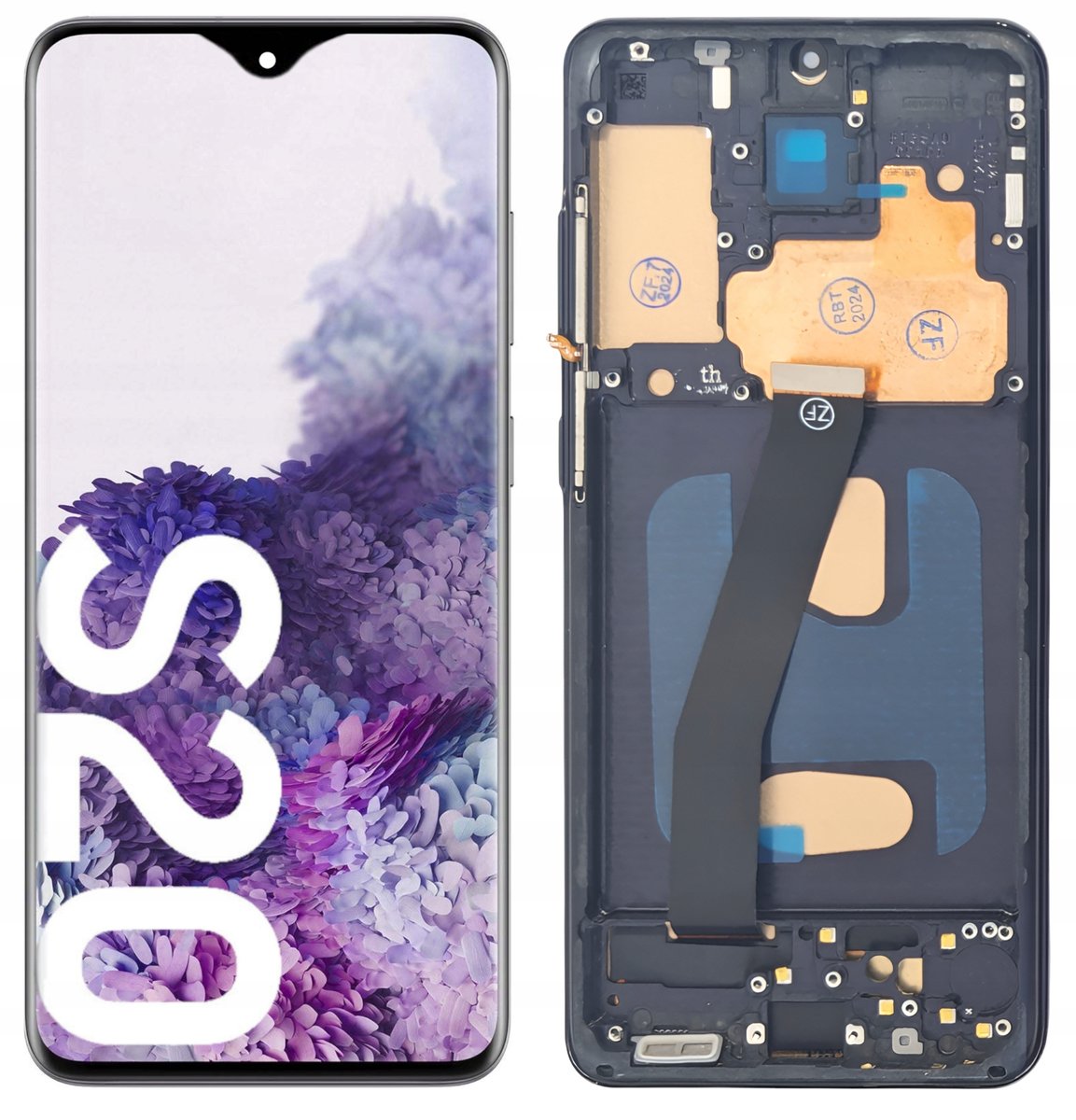 WYŚWIETLACZ EKRAN LCD DO SAMSUNG GALAXY S20 4G INCELL RAMKA SZARA