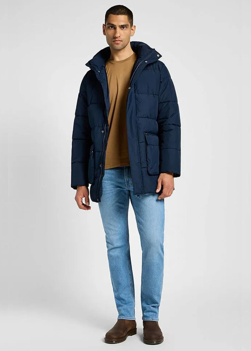 Męska kurtka zimowa Lee LONG PUFFER JACKET S