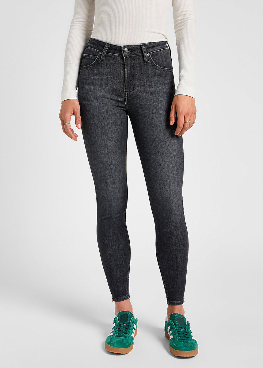 Damskie spodnie jeansowe Lee SCARLETT HIGH ZIP W29 L31