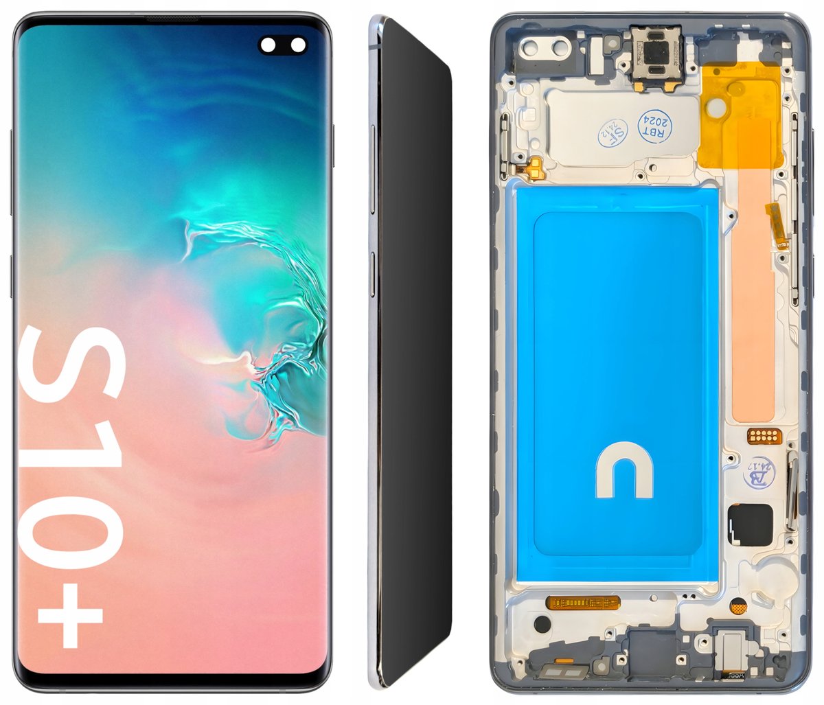 LCD WYŚWIETLACZ EKRAN DO SAMSUNG S10 PLUS INCELL RAMKA CZARNA SM-G975F