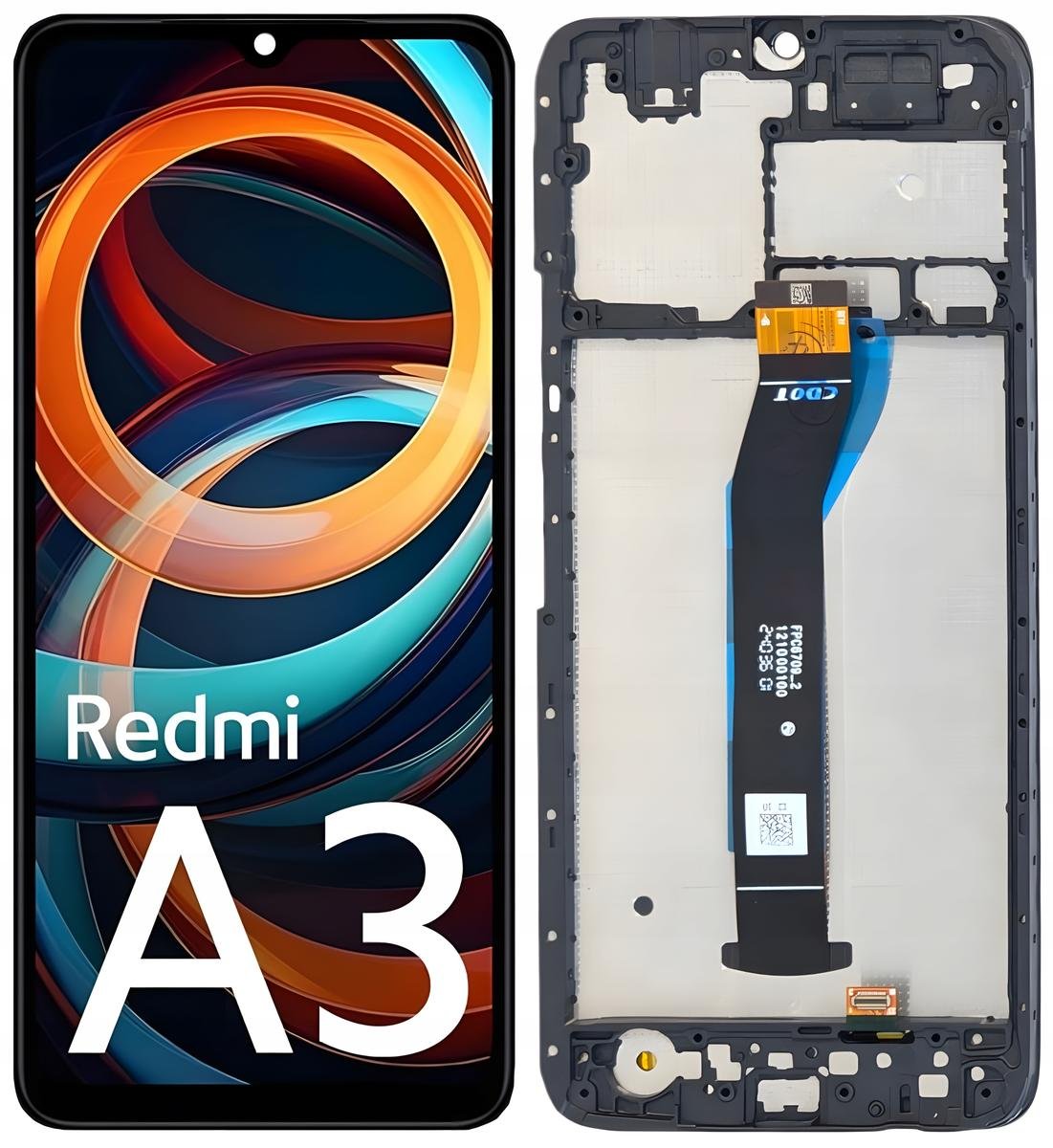 WYŚWIETLACZ EKRAN LCD DO XIAOMI REDMI A3 RAMKA 23129RN51X