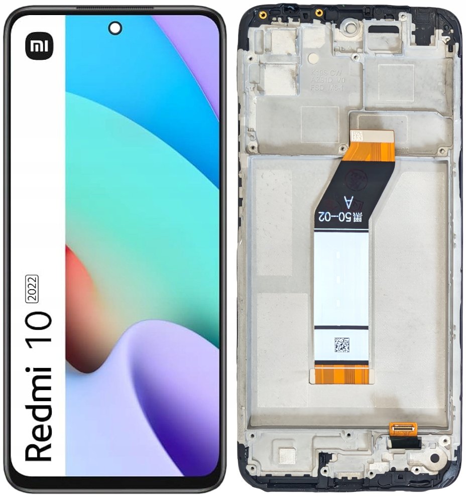 LCD WYŚWIETLACZ EKRAN DO XIAOMI REDMI 10 2022 RAMKA