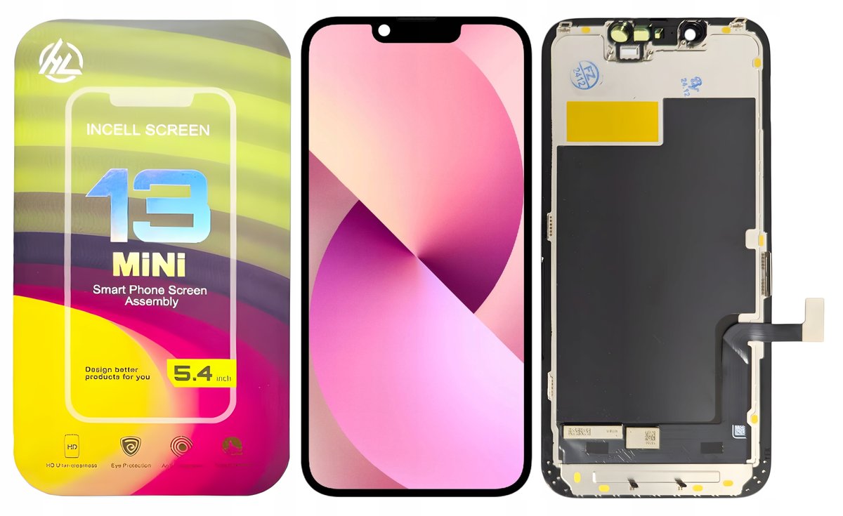 WYŚWIETLACZ EKRAN LCD SZYBKA DOTYK DO APPLE IPHONE 13 MINI INCELL A2628