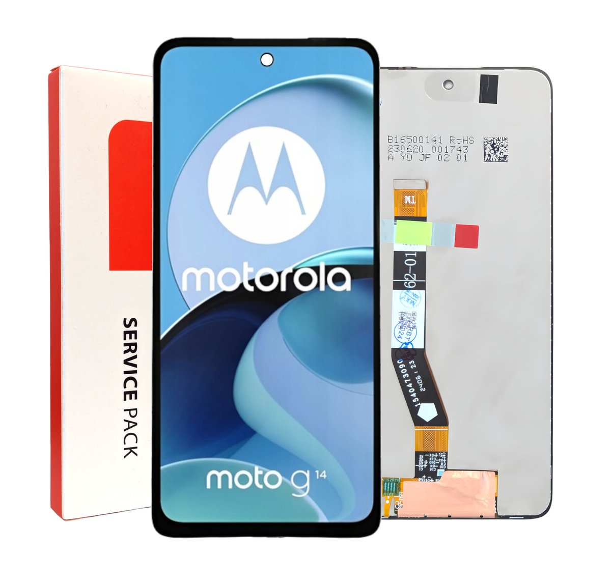 ORYGINAŁ WYŚWIETLACZ EKRAN LCD DO MOTOROLA MOTO G14 PAYF0010IN
