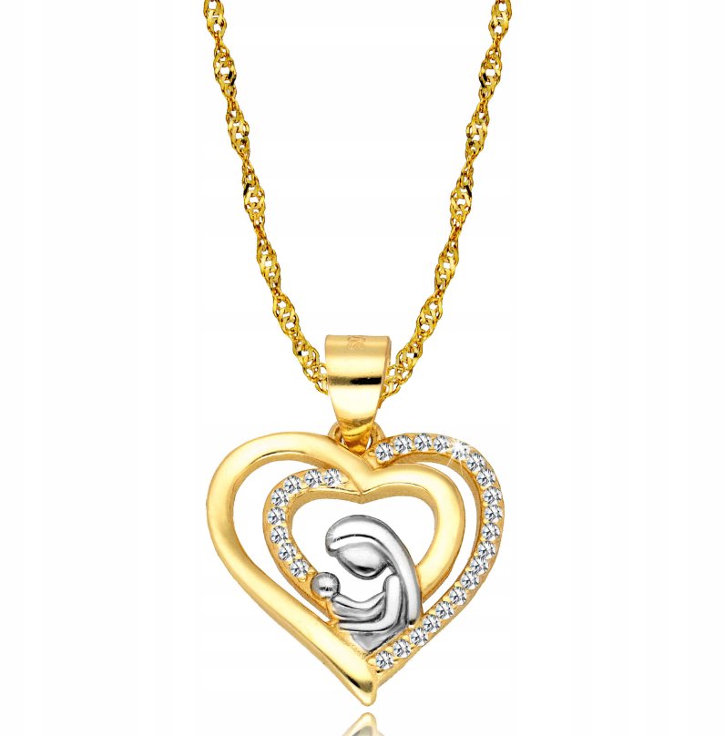 Łańcuszek Euforia 45 Cm Złote Serce