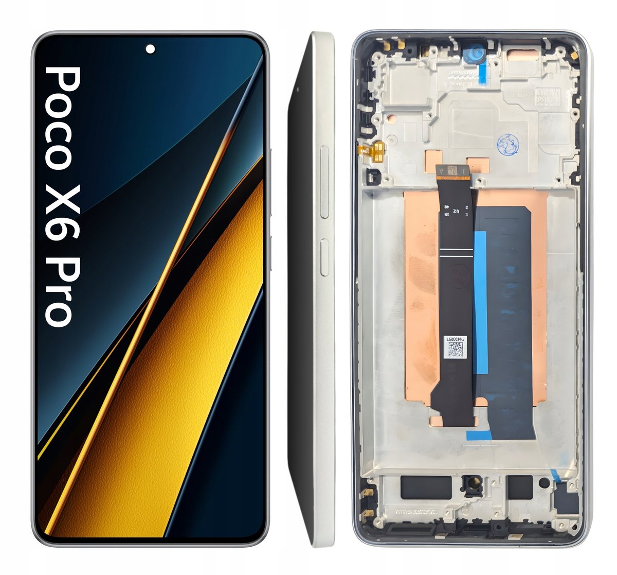 WYŚWIETLACZ EKRAN LCD DO XIAOMI POCO X6 PRO OLED RAMKA SREBRNY 2311DRK48G
