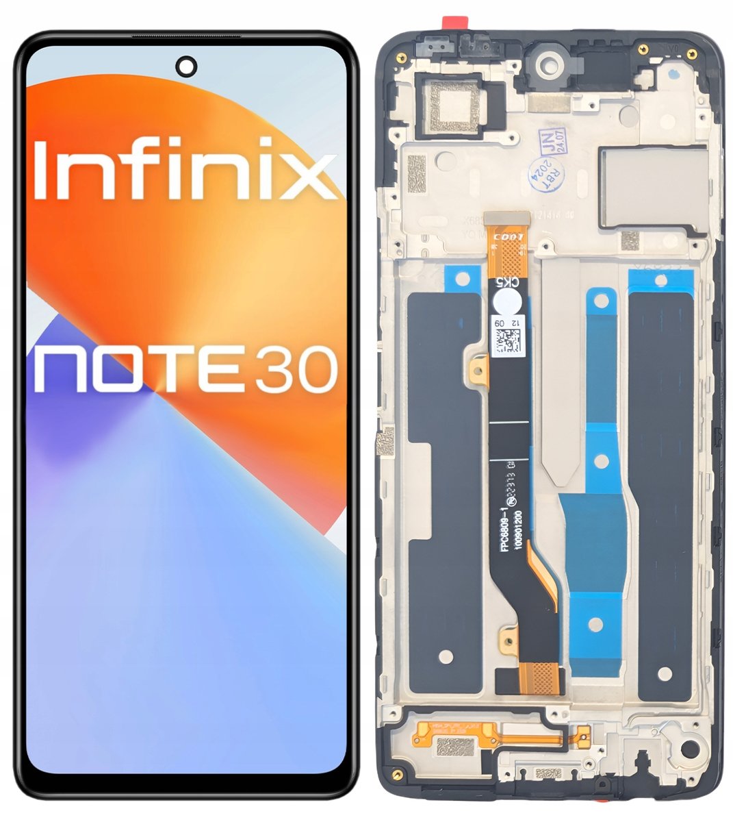 WYŚWIETLACZ EKRAN LCD DO INFINIX NOTE 30 4G RAMKA X6833B X6716B