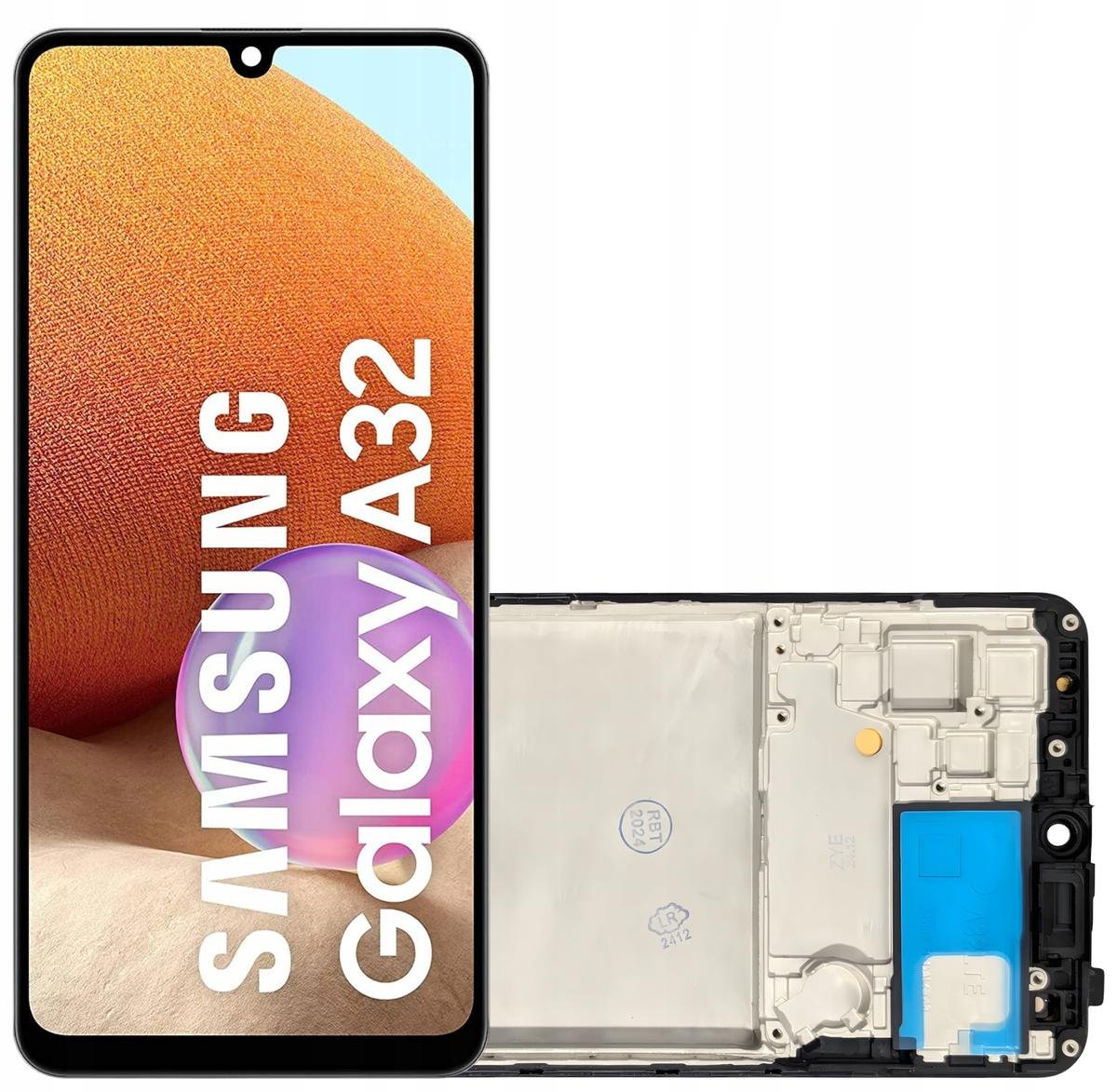 WYŚWIETLACZ EKRAN LCD DO SAMSUNG A32 4G OLED DUŻA POWIERZCHNIA EKRANU RAMKA