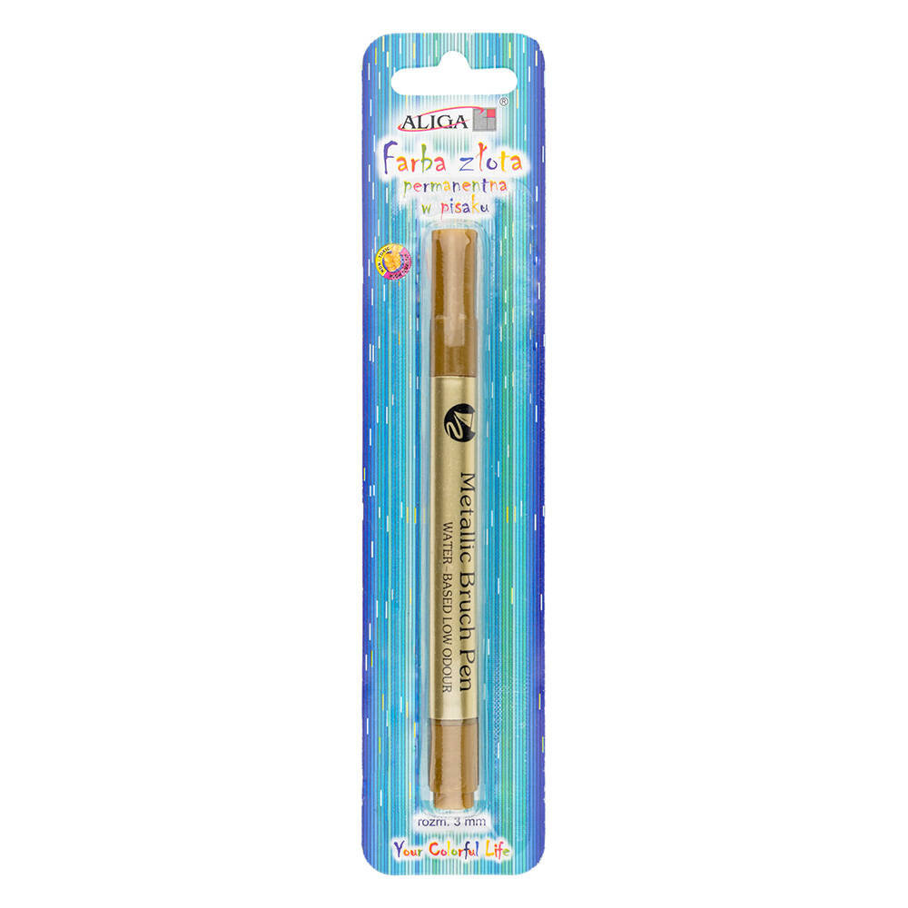 Marker permanentny złoty 3mm