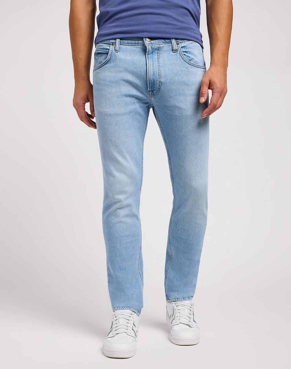 Męskie spodnie jeansowe dopasowane Lee RIDER W36 L32