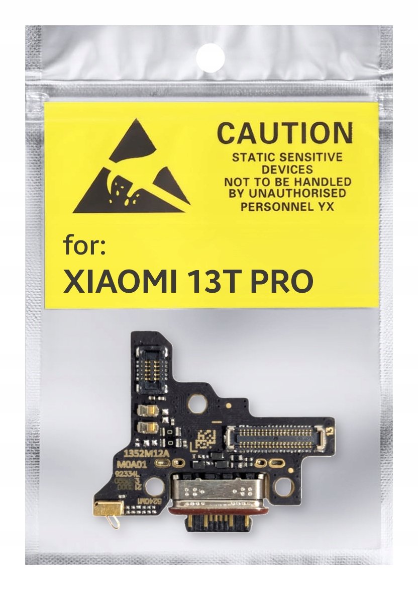 ORYGINAŁ OEM PŁYTKA GNIAZDO ŁADOWANIA USB ZŁĄCZE DO XIAOMI 13T PRO