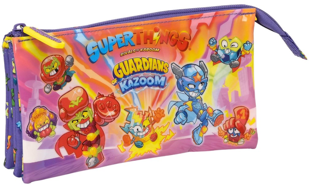 Piórnik saszetka 3 komory SUPER ZINGS THINGS